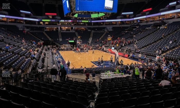 Target Center - Section 104 Seat View