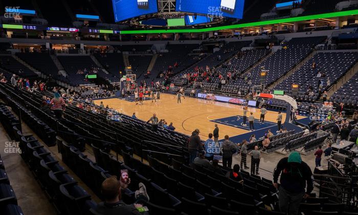Target Center - Section 106 Seat View