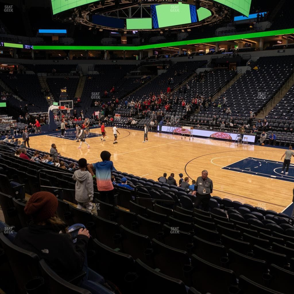 Target Center - Section 109 Seat View