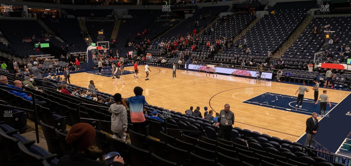 Target Center - Section 109 Seat View