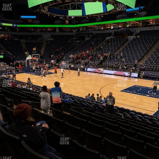 Target Center - Section 109 Seat View