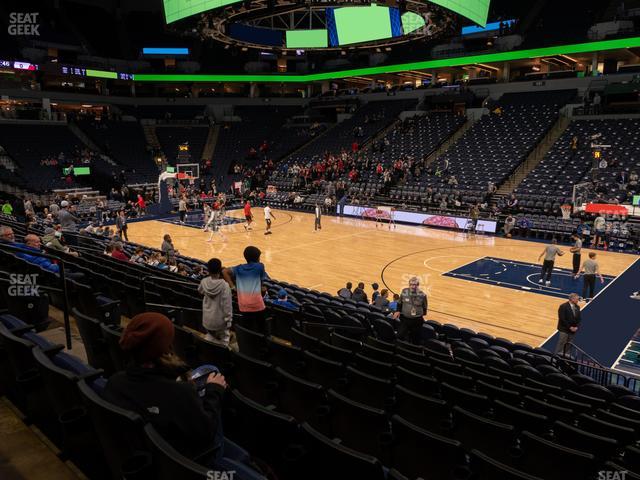 Target Center - Section 109 Seat View