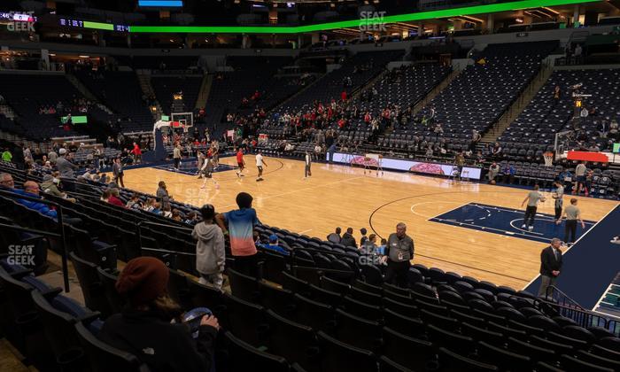 Target Center - Section 109 Seat View