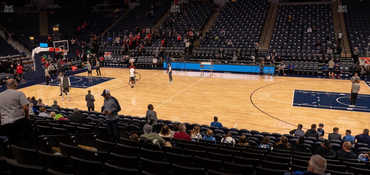 Target Center - Section 110 Seat View