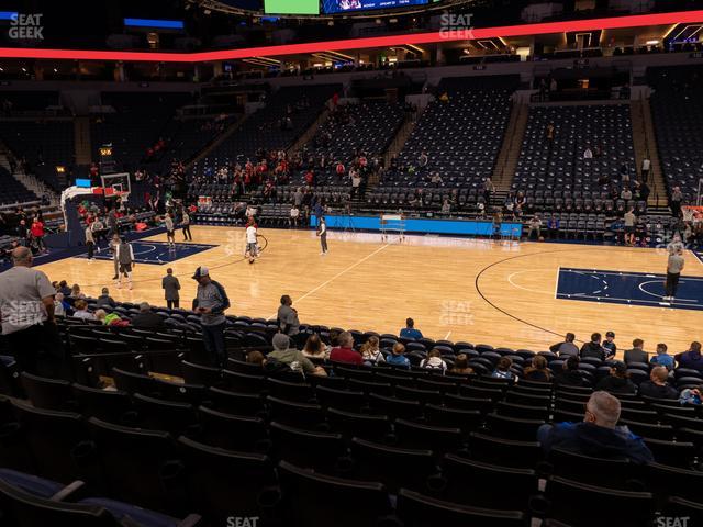Target Center - Section 110 Seat View