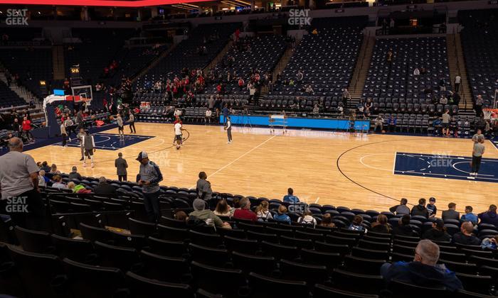 Target Center - Section 110 Seat View