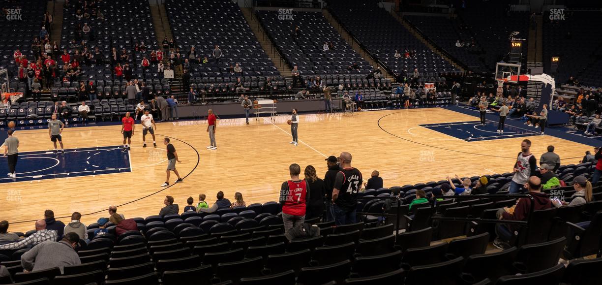 Target Center - Section 112 Seat View