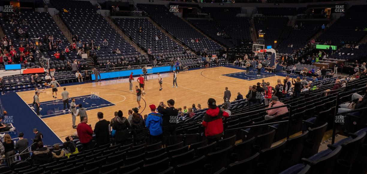 Target Center - Section 113 Seat View