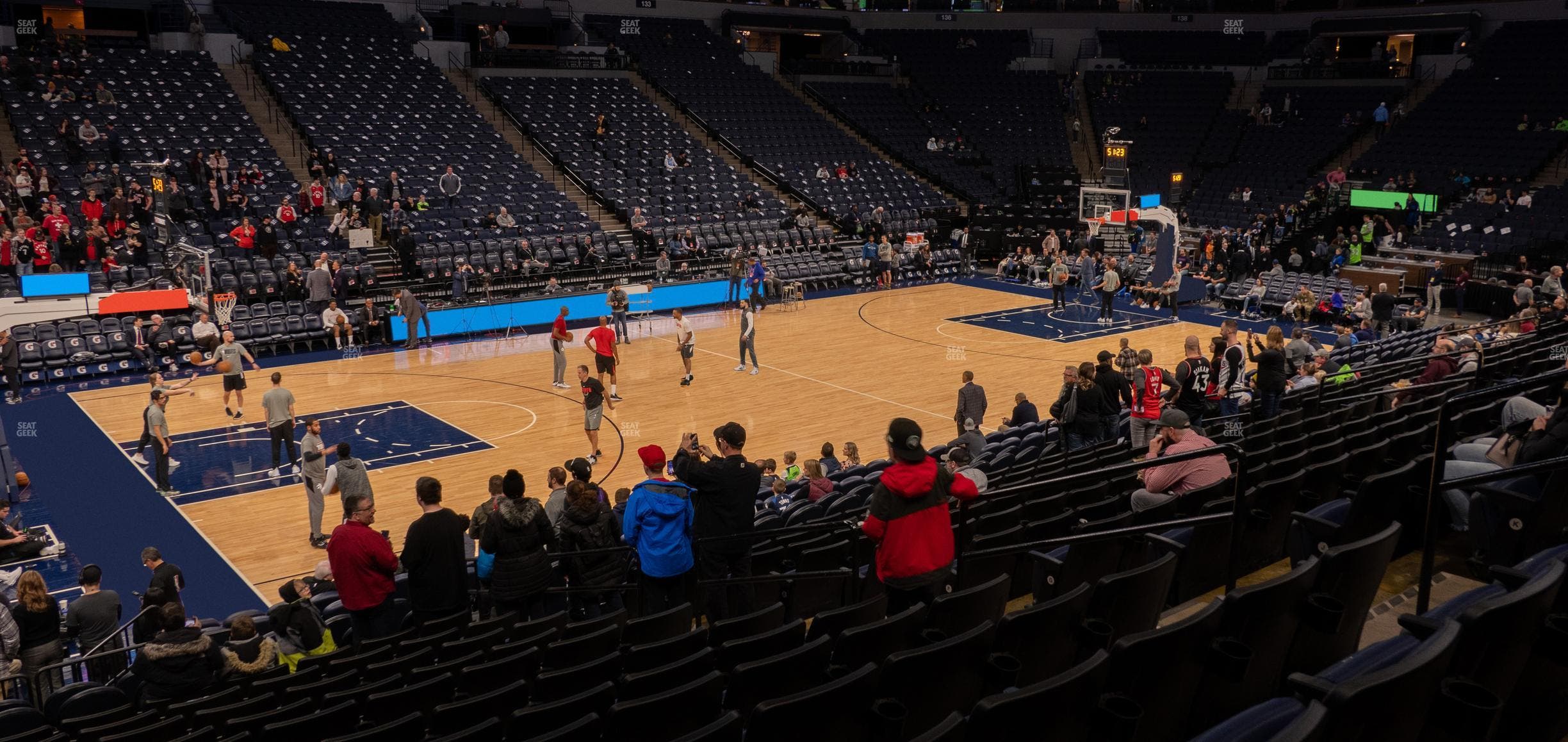 Target Center - Section 113 Seat View
