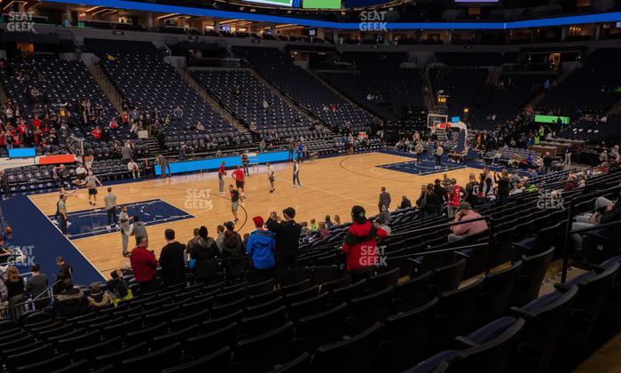 Target Center - Section 113 Seat View