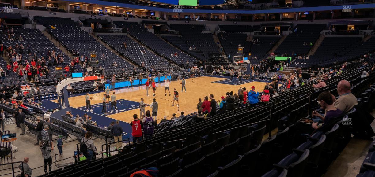 Target Center - Section 116 Seat View