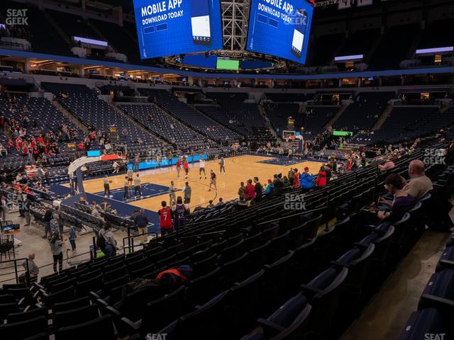 Target Center - Section 116 Seat View