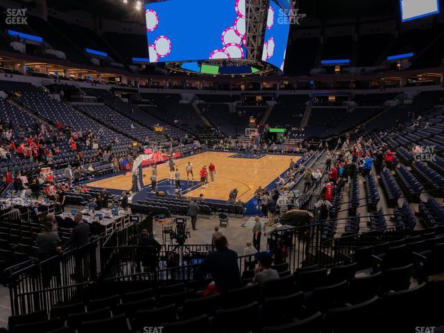 Target Center - Section 118 Seat View