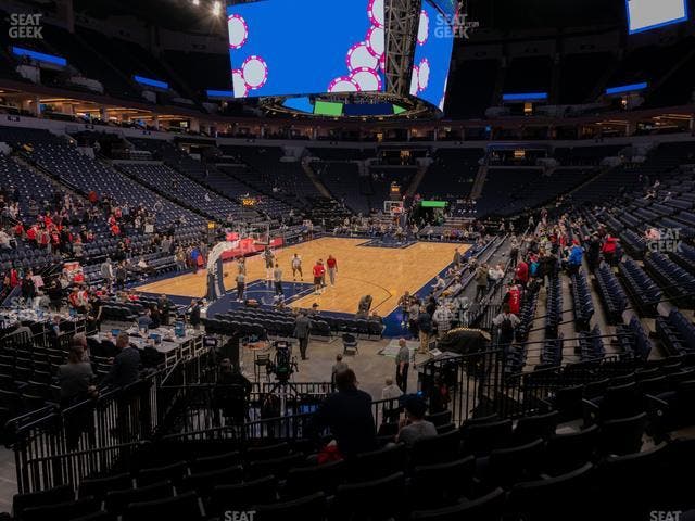 Target Center - Section 118 Seat View