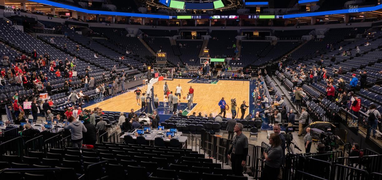 Target Center - Section 120 Seat View