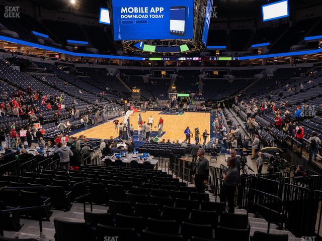 Target Center - Section 120 Seat View