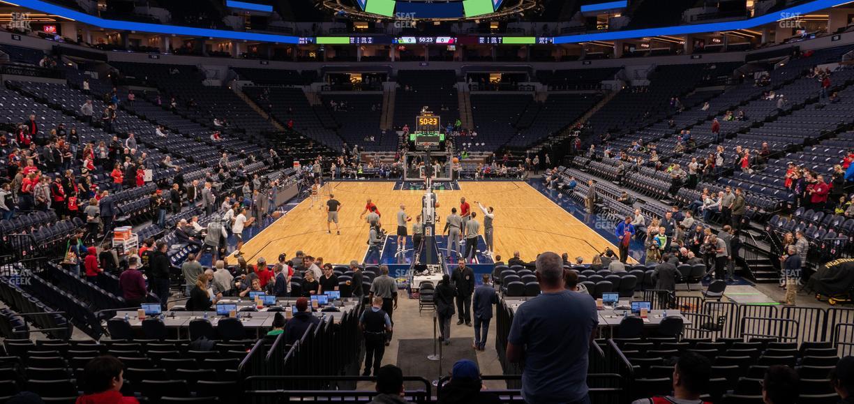 Target Center - Section 121 Seat View