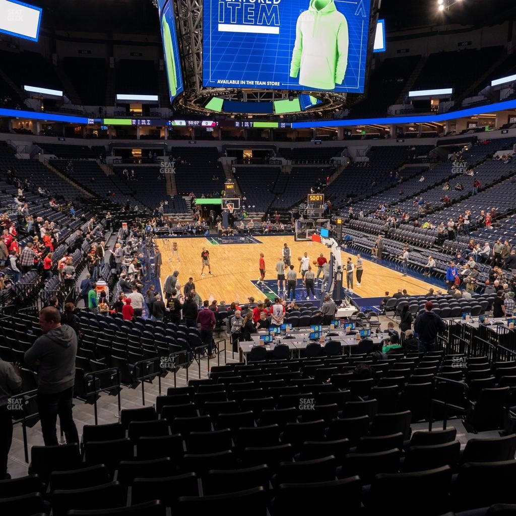 Target Center - Section 122 Seat View