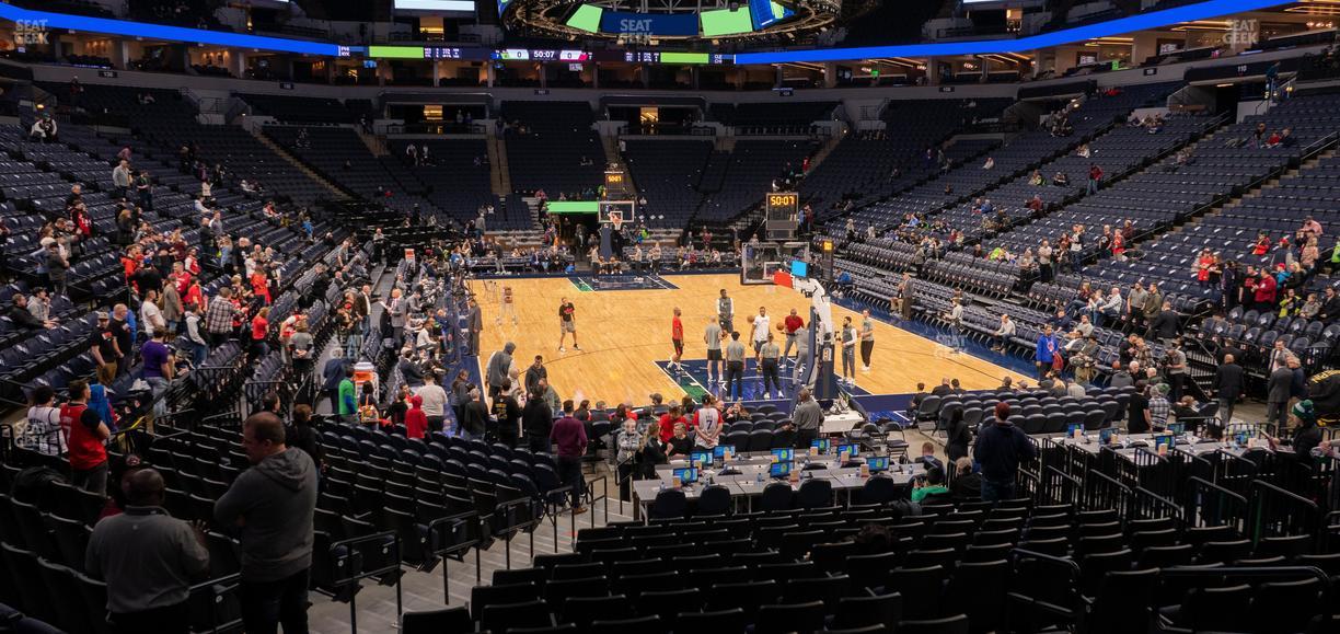 Target Center - Section 122 Seat View