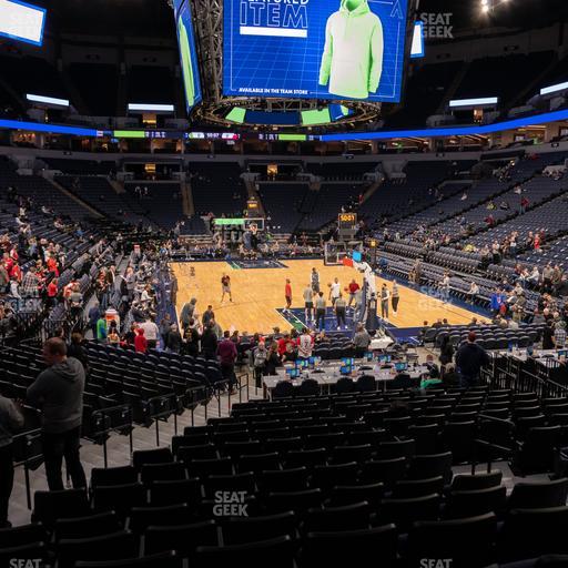 Target Center - Section 122 Seat View