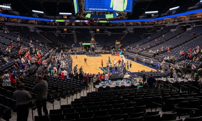 Target Center - Section 122 Seat View