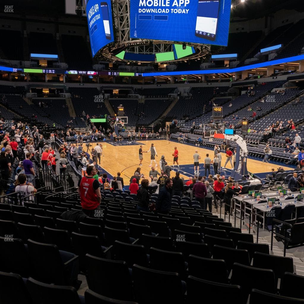 Target Center - Section 124 Seat View