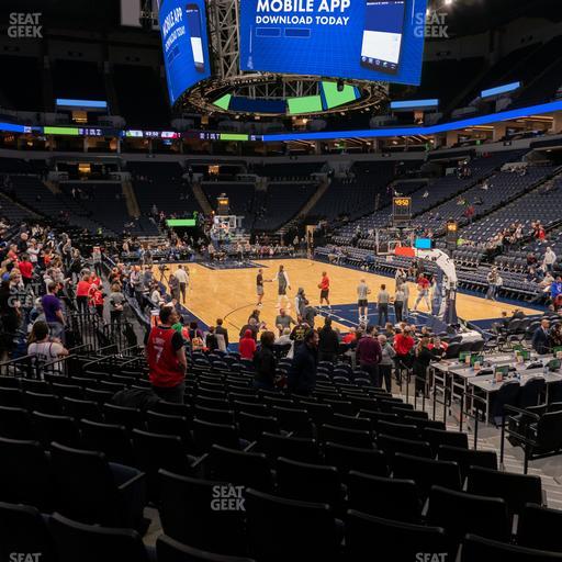Target Center - Section 124 Seat View