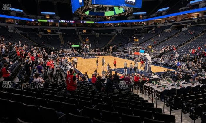 Target Center - Section 124 Seat View