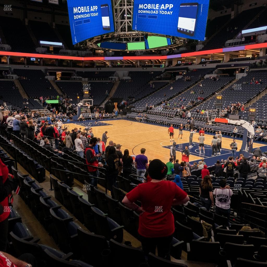 Target Center - Section 126 Seat View