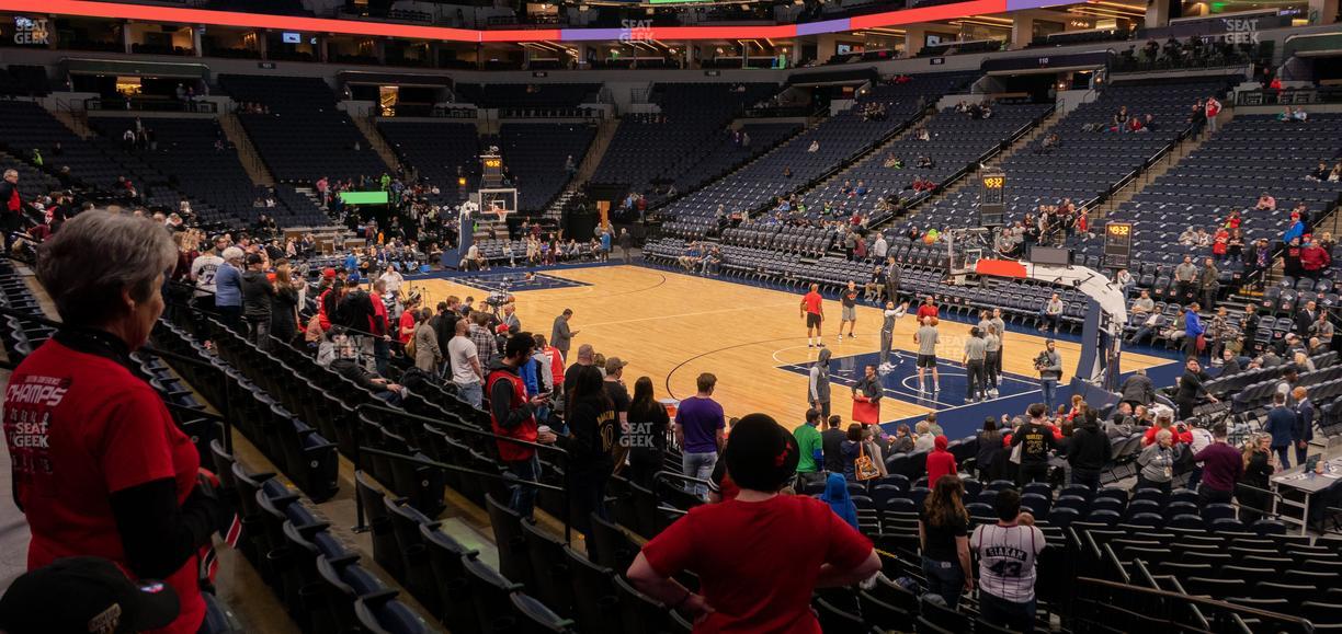 Target Center - Section 126 Seat View