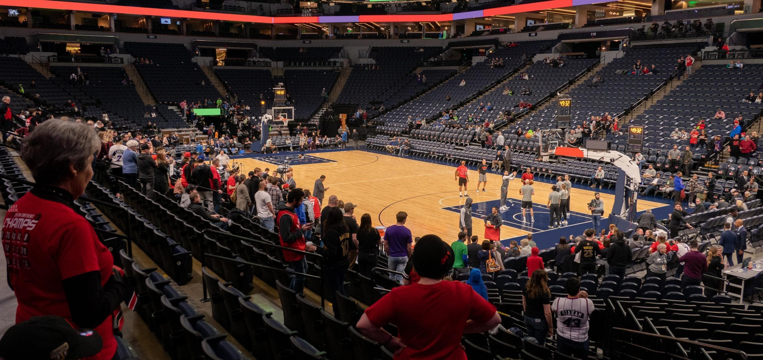 Target Center - Section 126 Seat View