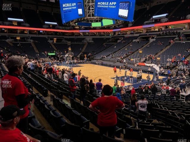 Target Center - Section 126 Seat View