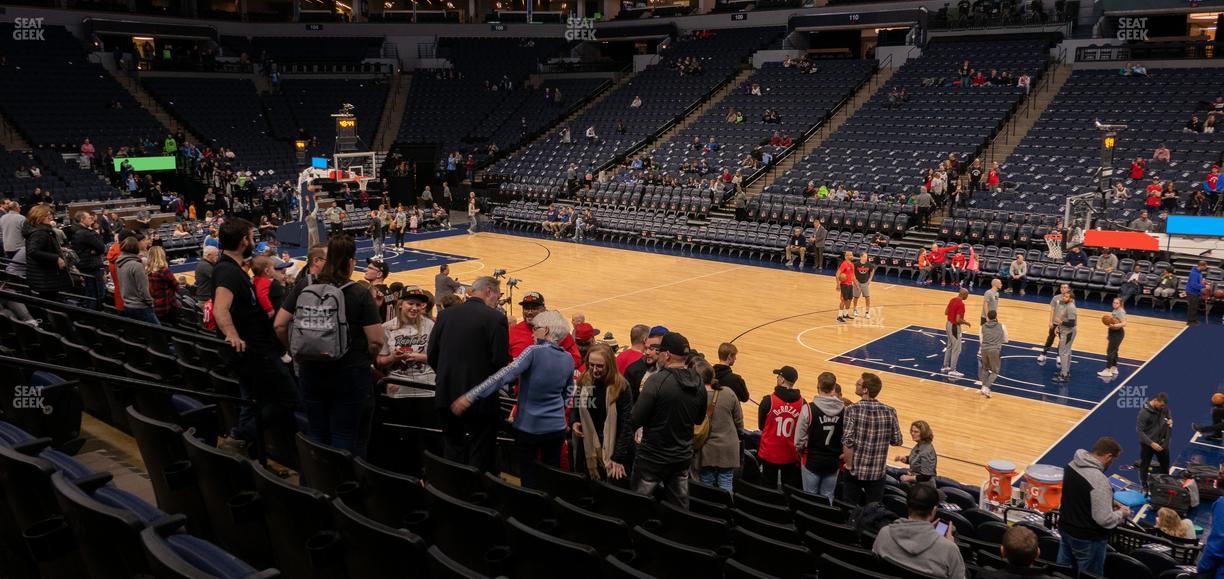 Target Center - Section 129 Seat View