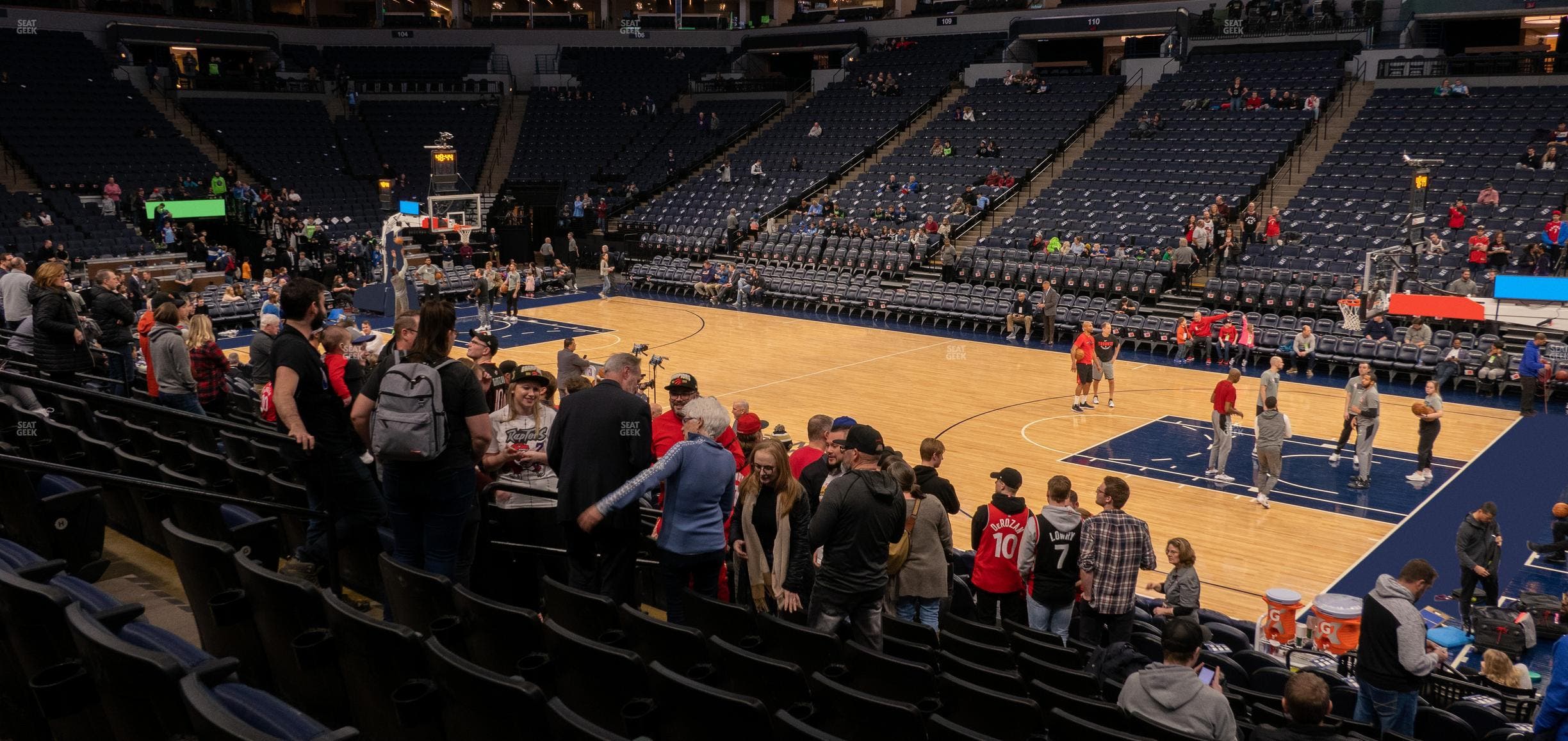 Target Center - Section 129 Seat View