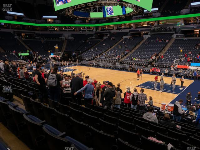 Target Center - Section 129 Seat View