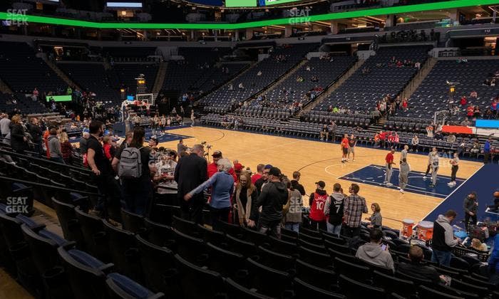 Target Center - Section 129 Seat View