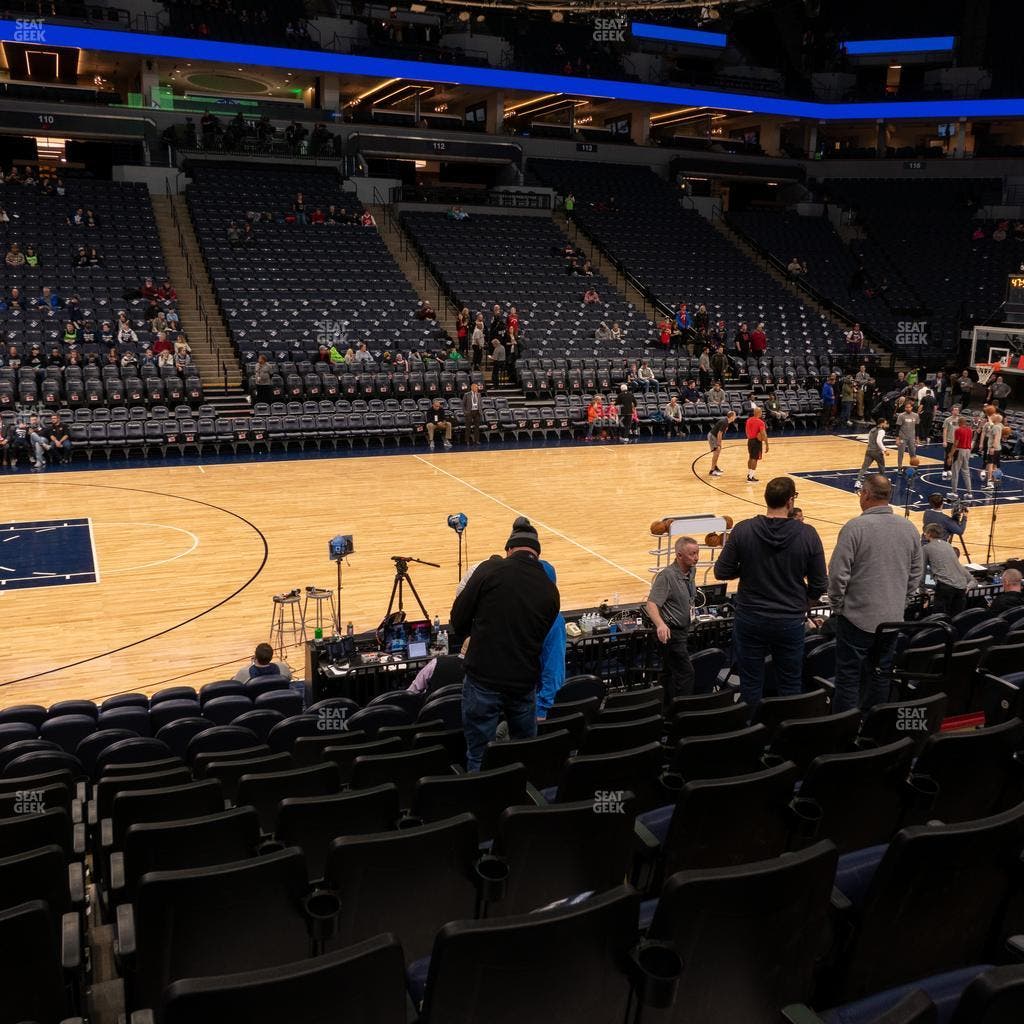 Target Center - Section 132 Seat View
