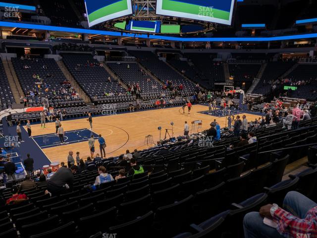 Target Center - Section 133 Seat View