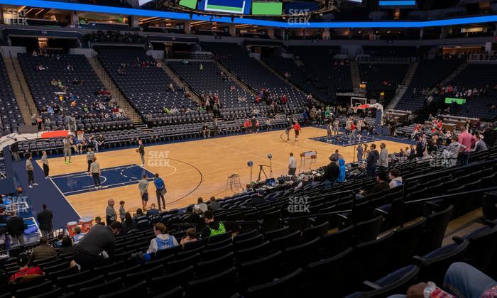 Target Center - Section 133 Seat View