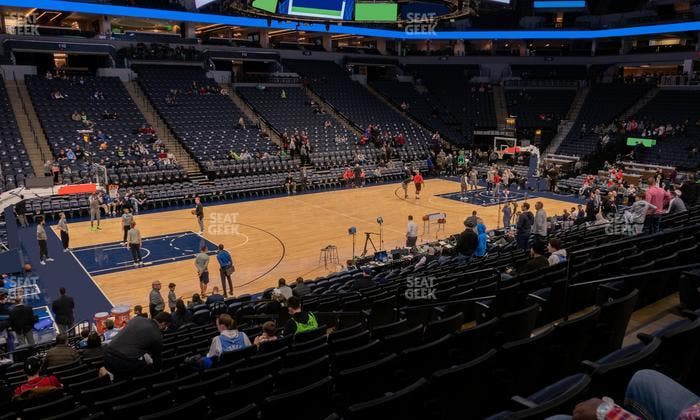 Target Center - Section 133 Seat View