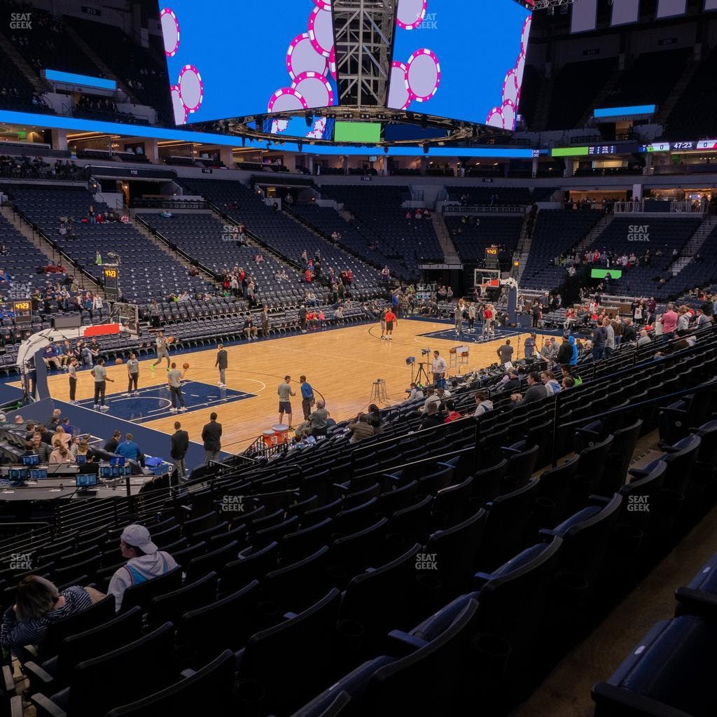 Target Center - Section 136 Seat View