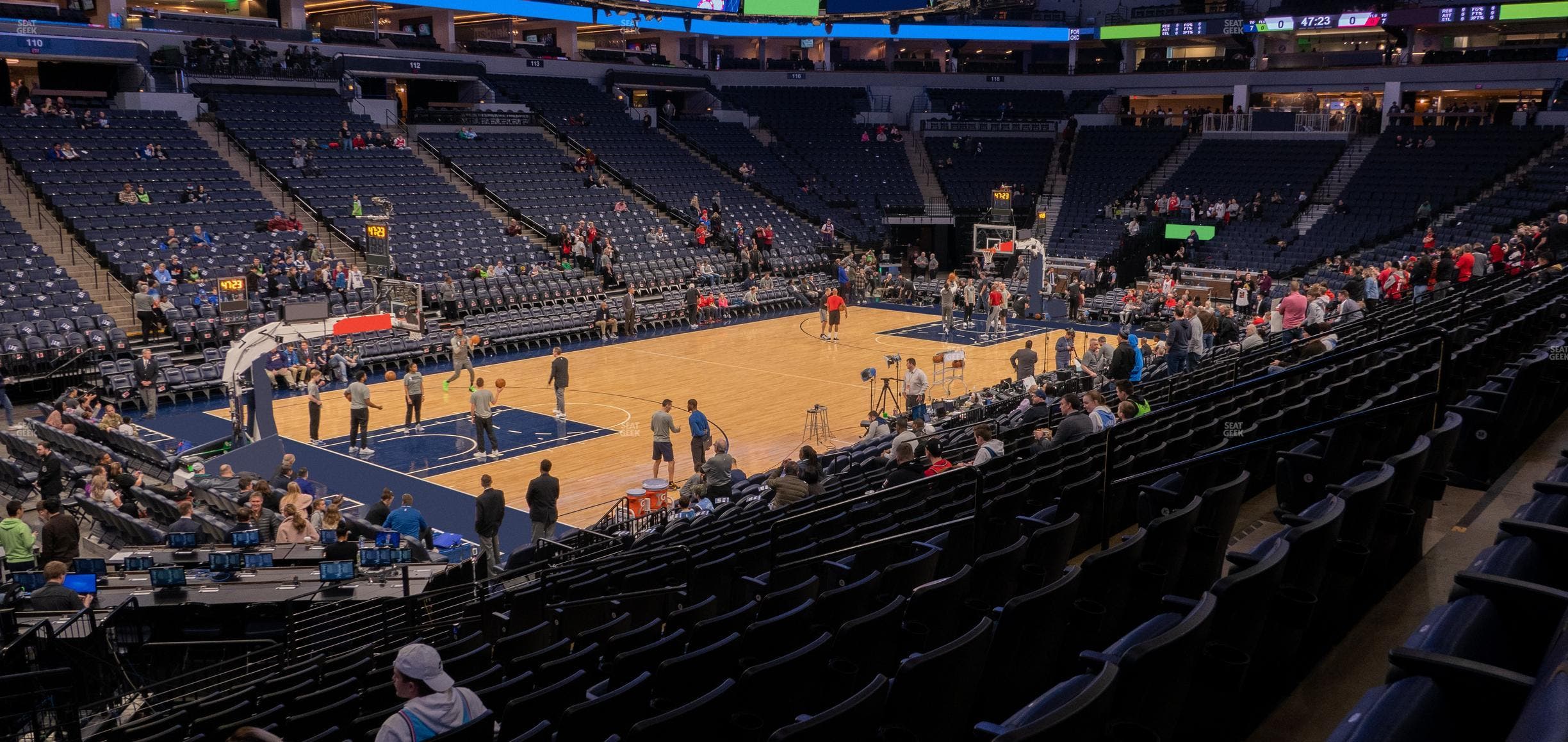 Target Center - Section 136 Seat View