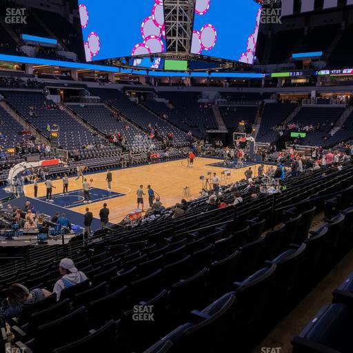 Target Center - Section 136 Seat View