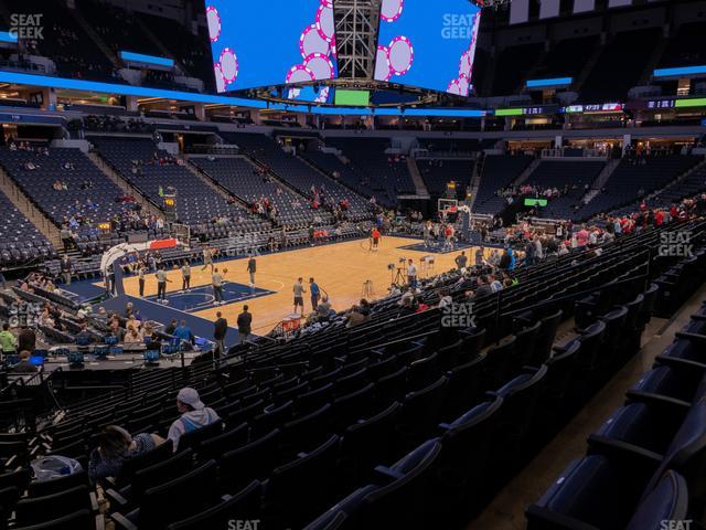 Target Center - Section 136 Seat View