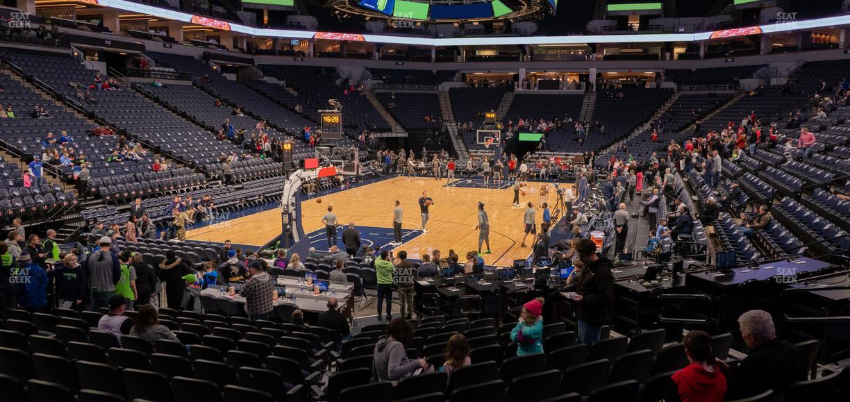 Target Center - Section 138 Seat View