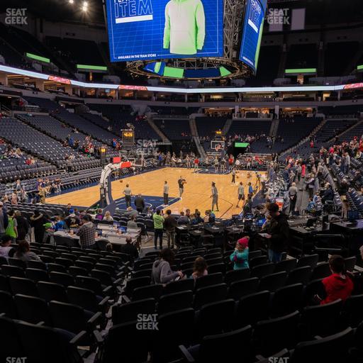 Target Center - Section 138 Seat View