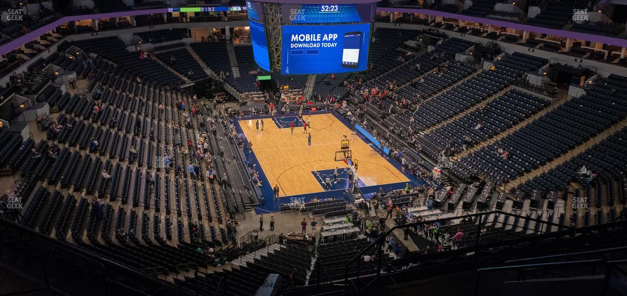 Target Center - Section 203 Seat View