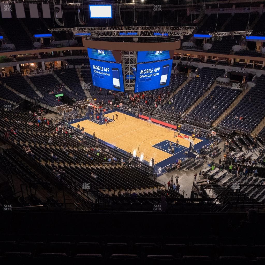 Target Center - Section 206 Seat View