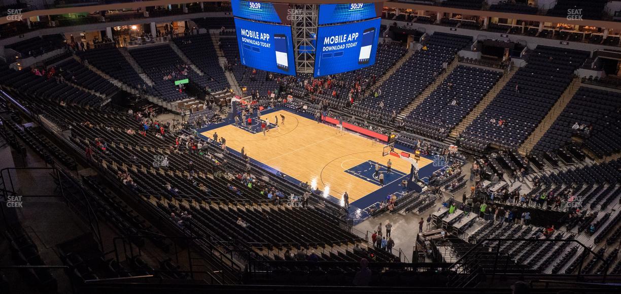Target Center - Section 206 Seat View