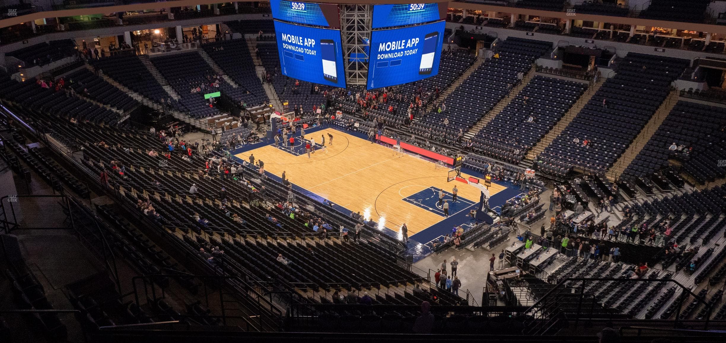 Target Center - Section 206 Seat View